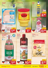 Milch im Netto Marken-Discount Prospekt "Aktuelle Angebote" auf Seite 15