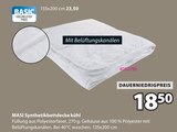Aktuelles MASI Synthetikbettdecke kühl Angebot bei JYSK in Würzburg ab 18,50 €