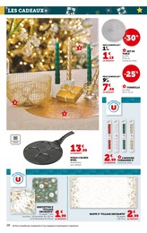 Prix et réduction Nappe Noël dans le prospectus Super U en cours Offre Nappe Noël dans le catalogue Super U du moment à la page 28