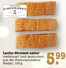 Lachs-Stremel natur im E center Prospekt Lachs-Stremel natur von Fiedlers Fischmarkt im aktuellen E center Prospekt für 5,99 €