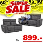 Aktuelles Gustav 3-Sitzer oder 2-Sitzer Sofa Angebot bei Seats and Sofas in Wuppertal ab 899,00 €