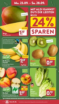 Aktueller ALDI Nord Prospekt "Aktuelle Angebote" Seite 2 von 42 Seiten für Leipzig