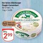 Ziegen-Camembert Angebote von Der Grüne Altenburger bei GLOBUS Hof für 2,99 €