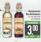 Bio Glühwein von Kunzmann im aktuellen EDEKA Prospekt für 3,00 €