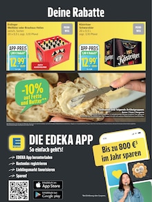 Erdinger im EDEKA Prospekt "Top Angebote" mit 4 Seiten (Rostock)