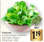 Feldsalat bei E center im Prospekt "" für 1,19 €