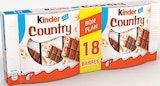 Barre Chocolatée Country Céréales - Kinder dans le catalogue Netto