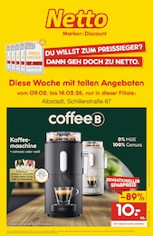 Aktueller Netto Marken-Discount Prospekt, "Diese Woche mit tollen Angeboten", mit Angeboten der Woche, gültig von 09.02.2026 bis 09.02.2026