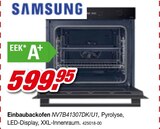 Einbaubackofen NV7B41307DK/U1 Angebote von Samsung bei Möbel AS Bruchsal für 599,95 €
