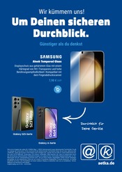 Smartphone im aetka Prospekt in Rheine Aktueller aetka Prospekt mit Smartphone, "Sicherer Durchblick - Alook Tempered Glass", Seite 1