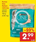 Aktuelles One Katzennahrung Angebot bei Netto Marken-Discount in Magdeburg ab 2,99 €