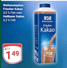 Frischer Kakao im Angebot bei GLOBUS in Neubrandenburg Frischer Kakao Angebote von Weihenstephan bei GLOBUS Neubrandenburg für 1,49 €