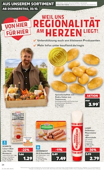 Bratwurst im aktuellen Kaufland Prospekt (Moers) Bratwurst im Kaufland Prospekt "RICHTIG FRISCH" mit 69 Seiten (Moers)