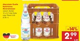 Natürliches Mineralwasser von Abensaler Quelle im aktuellen Netto Marken-Discount Prospekt für 2,99 €