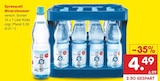 Mineralwasser von Spreequell für 4,49 € bei Netto Marken-Discount im Angebot Mineralwasser von Spreequell im aktuellen Netto Marken-Discount Prospekt
