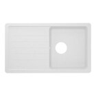 Brico Dépôt Lexy - Promo Evier quartz, rectangulaire 1 bac blanc, égouttoir réversible ALLAIRE - 86x50x28,2 cm Promo Evier quartz, rectangulaire 1 bac blanc, égouttoir réversible ALLAIRE - 86x50x28,2 cm à 169,00 € dans le catalogue Brico Dépôt à Lexy