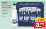 Mineralwasser Angebote von Bad Kissinger bei Netto Marken-Discount Paderborn für 3,99 €