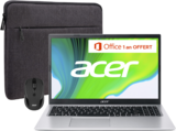 Pack ordinateur Aspire 15.6'' + Pack Office 1an + Souris sans fil MX202 + Sacoche - Acer - Intermarché à Bourg-en-Bresse Pack ordinateur Aspire 15.6'' + Pack Office 1an + Souris sans fil MX202 + Sacoche - Acer en promo chez Intermarché Bourg-en-Bresse à 249,00 €