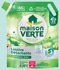 Lessive liquide doypack détachante fraîcheur d'été x33 lavages - MAISON VERTE en promo chez Intermarché Contact Istres à 3,66 €