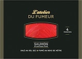 Promo SAUMON FUME ELEVE EN ATLANTIQUE L'ATELIER DU FUMEUR GUYADER à 2,95 € dans le catalogue Super U à Évron