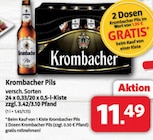 Markant Nordwest Detmold - Krombacher Pils Angebot im Prospekt Krombacher Pils bei Markant Nordwest im Detmold Prospekt für 11,49 €