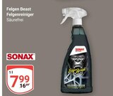 Felgen Beast Felgenreiniger im Angebot bei GLOBUS in Mannheim Felgen Beast Felgenreiniger Angebote von SONAX bei GLOBUS Mannheim für 7,99 €