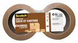 Lot de 2 rubans d'emballage 100mx48mm havane - SCOTCH en promo chez Intermarché Lorient à 4,86 €