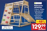 Klettergerüst mit Rutsche von Juskys für 129,99 € bei Netto Marken-Discount im Angebot Klettergerüst mit Rutsche von Juskys im aktuellen Netto Marken-Discount Prospekt