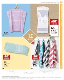 Prix et réduction Poncho dans le prospectus Carrefour en cours Offre Poncho dans le catalogue Carrefour du moment à la page 23