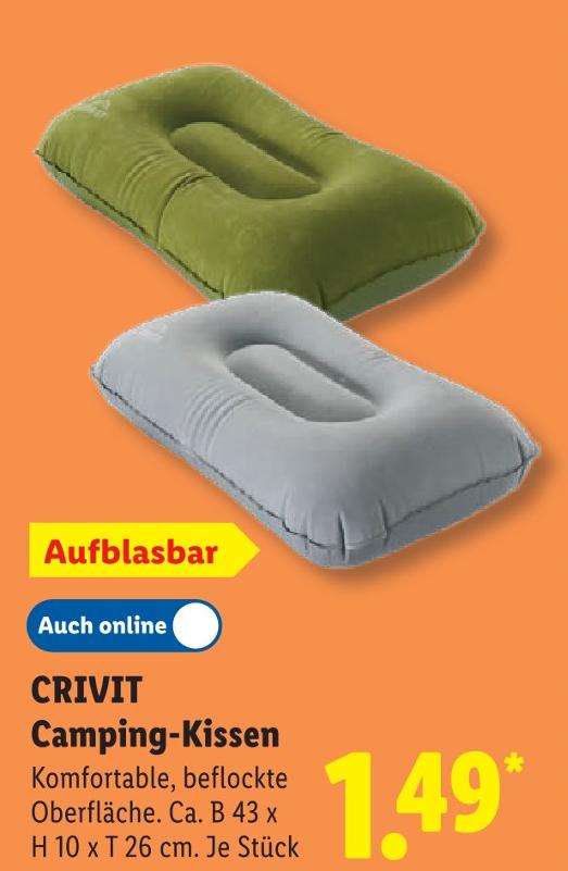 Camping-Kissen