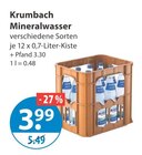Mineralwasser von Krumbach im aktuellen V-Markt Prospekt für 3,99 €