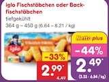 Aktuelle Fisch Angebote bei Netto Marken-Discount in Bremen Aktuelles Fischstäbchen oder Backfischstäbchen Angebot bei Netto Marken-Discount in Bremen ab 2,49 €