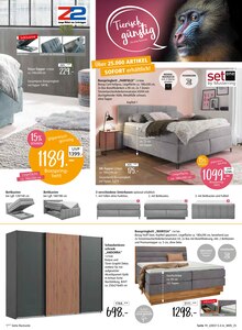 Boxspringbett im aktuellen ZurbrĂĽggen Prospekt (Bochum) Boxspringbett im ZurbrĂĽggen Prospekt "Tierisch gĂĽnstig" mit 42 Seiten (Bochum)