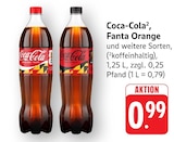 EDEKA - Coca-Cola Angebot im Prospekt Coca-Cola bei EDEKA im Prospekt "" für 0,99 €