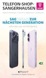 Telefon Shop Sangerhausen Prospekt "SAG HALLO ZUR NÄCHSTEN GENERATION", 8 Seiten, 01.10.2025 - 01.10.2025 Aktueller Telefon Shop Sangerhausen Prospekt, "SAG HALLO ZUR NÄCHSTEN GENERATION", mit Angeboten der Woche, gültig von 01.10.2025 bis 01.10.2025