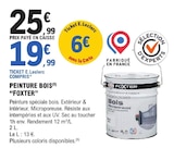 Peinture spéciale bois - FOXTER dans le catalogue E.Leclerc
