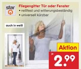Fliegengitter Tür oder Fenster Angebote von Star bei Netto Marken-Discount Neubrandenburg für 2,99 €