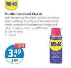 Multifunktionsöl Classic im V-Markt Prospekt Multifunktionsöl Classic von WD-40 im aktuellen V-Markt Prospekt für 3,49 €