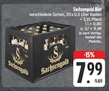 Bier im Angebot bei EDEKA in Chemnitz Bier Angebote von Sachsengold bei EDEKA Chemnitz für 7,99 €