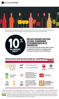 Catalogue Intermarché à Saverdun cette semaine, valable du 09/09/2025 au 28/09/2025 Prospectus Intermarché à Saverdun, "FOIRE AUX VINS", 44 pages de promos valables du 09/09/2025 au 28/09/2025