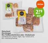 Bio-Vollkornbrötchen oder -Dinkelrusti Angebote von Naturland bei tegut Germering für 2,79 €