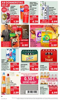 Coca Cola im aktuellen Kaufland Prospekt (Bornheim) Coca Cola im Kaufland Prospekt "Hier bin ich richtig" mit 61 Seiten (Bornheim)