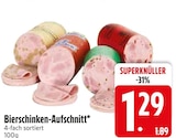 Bierschinken-Aufschnitt bei EDEKA im Graben Prospekt für 1,29 €