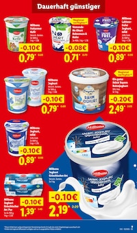 Joghurt im aktuellen Lidl Prospekt (Wuppertal) Joghurt im Lidl Prospekt "Der PreisfĂĽhrer macht Deutschland dauerhaft gĂĽnstiger!" mit 18 Seiten (Wuppertal)