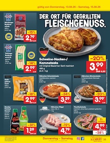 Fleischkäse Angebot im Netto Marken-Discount Prospekt, gültig von 10.08.2026 bis 15.08.2026 Fleischkäse Angebot im aktuellen Netto Marken-Discount Prospekt auf Seite 51