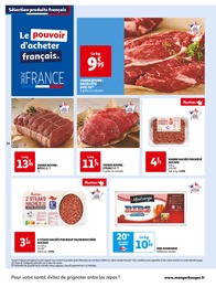 Offre Steak dans le catalogue Auchan Supermarché du moment à la page 14
