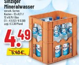 Mineralwasser bei Trinkgut im Bad Honnef Prospekt für 4,49 €