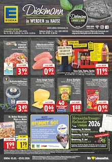 EDEKA Prospekt der Woche "Aktuelle Angebote" Seite 1, 02.02.2026 bis 07.02.2026 für Essen Aktueller EDEKA Prospekt "Aktuelle Angebote" Seite 1 von 26 Seiten für Essen
