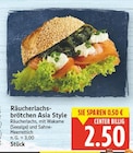 Räucherlachsbrötchen Asia Style für 2,50 € bei E center im Angebot Räucherlachsbrötchen Asia Style im aktuellen E center Prospekt