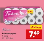 Toilettenpapier im Netto Marken-Discount Prospekt Toilettenpapier von Favora im aktuellen Netto Marken-Discount Prospekt für 7,49 €